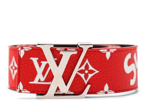 lv x supreme belt|supreme initiales belt 40mm.